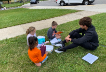 Berea-Midpark High School Students Visit Teach Third Grade Science Lesson