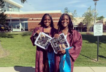 Paulena and Lalena Young at Maple Heights Graduation