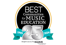 BCSD Once Again Receives National Recognition for Music Education Support