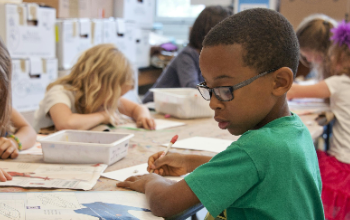 Student in a Classroom