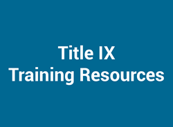 Title IX Training Resources