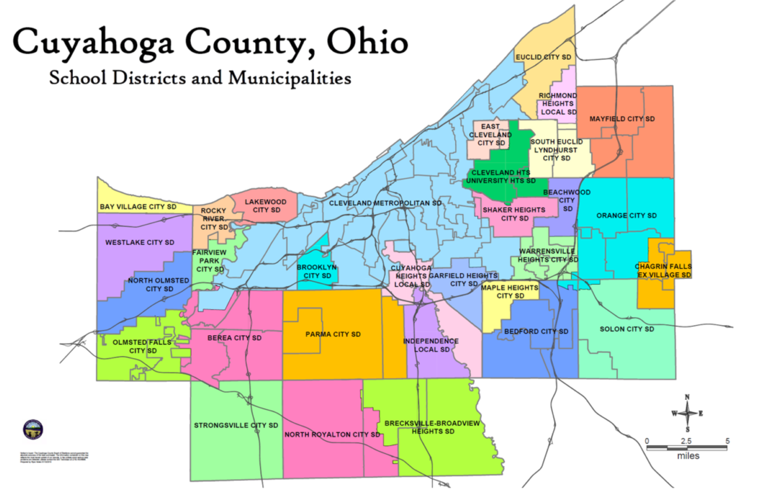Cuyahog County School Districts